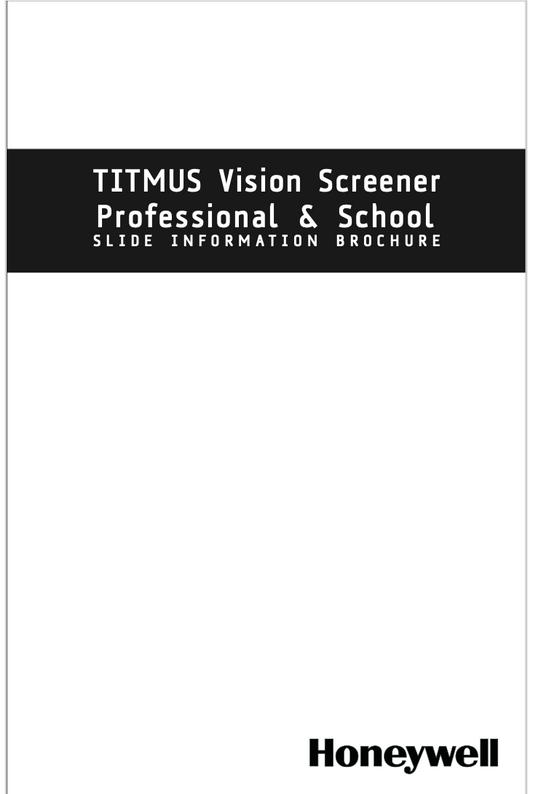 18245 - Titmus Professional & School Slide Info Sheet