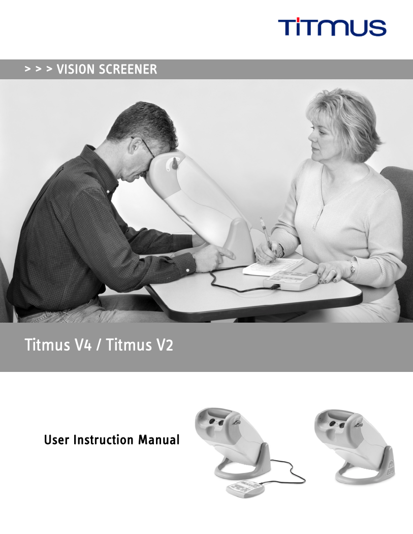 19213 - Titmus V4/V2 User Instruction Manual